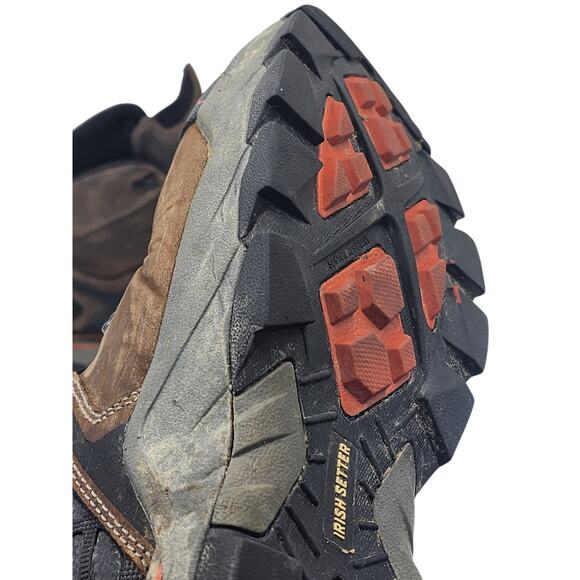 Irish Setter Boots Men 11.5 Work UltraDry Waterproof 83628 Leather Safety Hiking - Picture 6 of 16